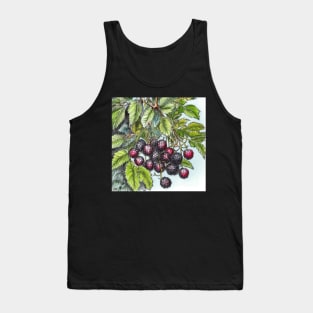 Blackberry drawing Tank Top